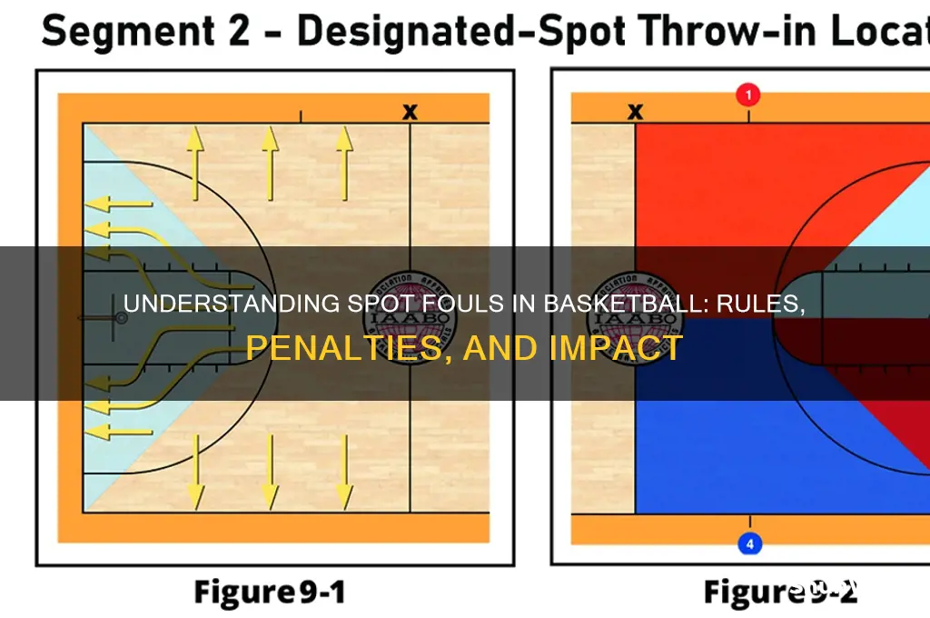 what is a spot foul in basketball