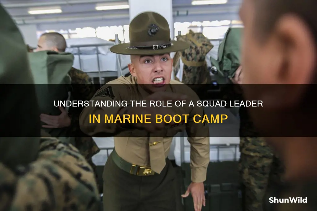 what is a squad leader in marine boot camp