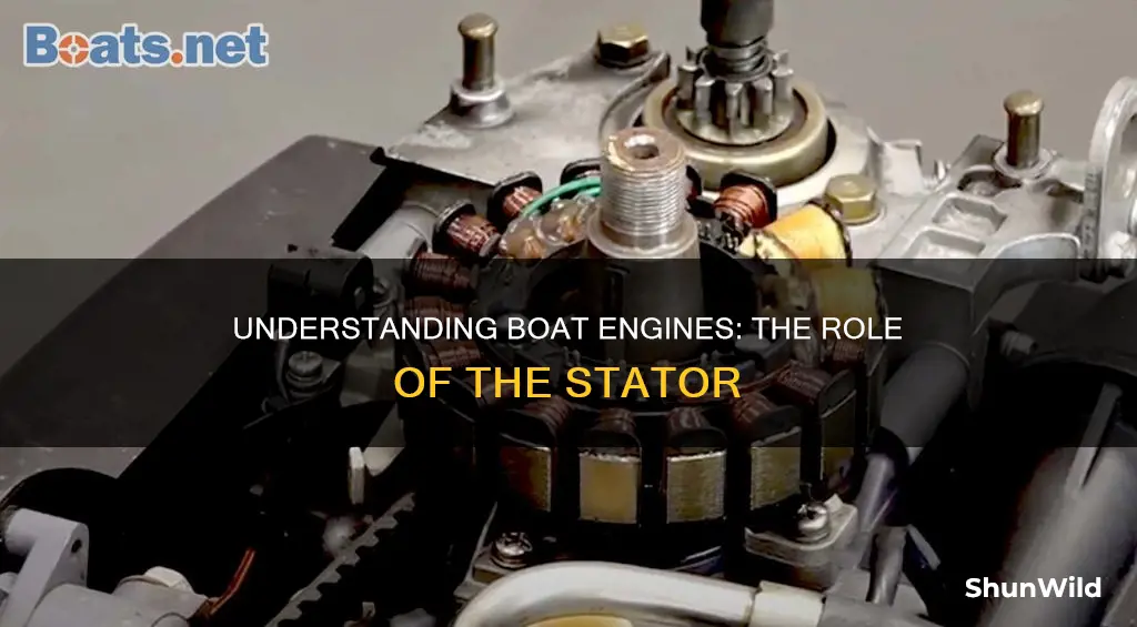 what is a stator in a boat engine