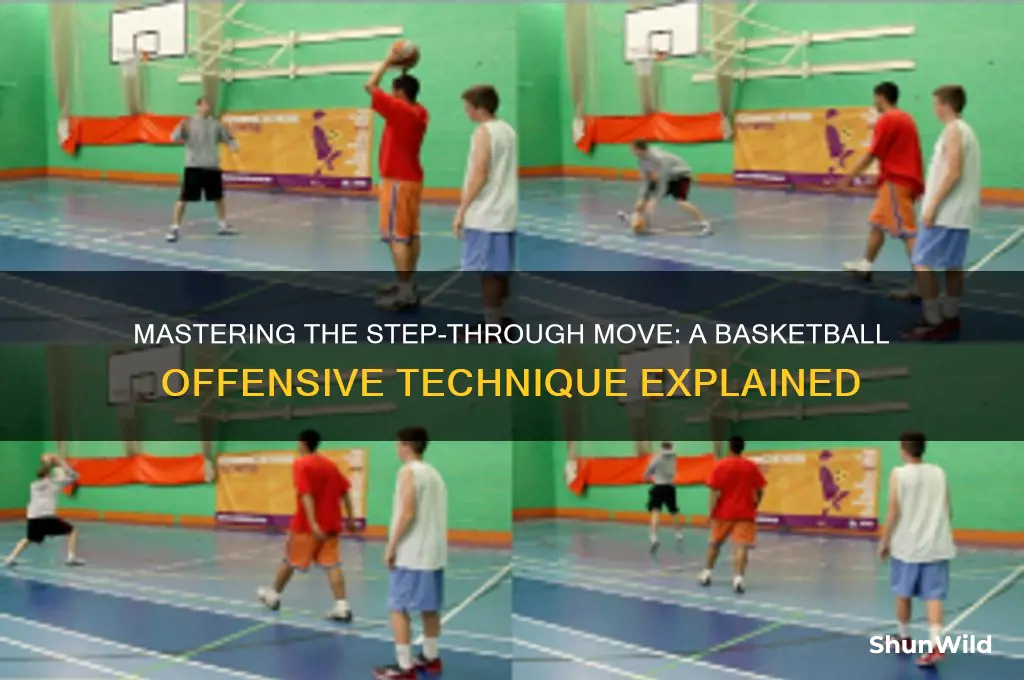 what is a step through move in basketball