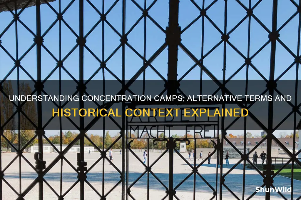 what is a synonym for concentration camp