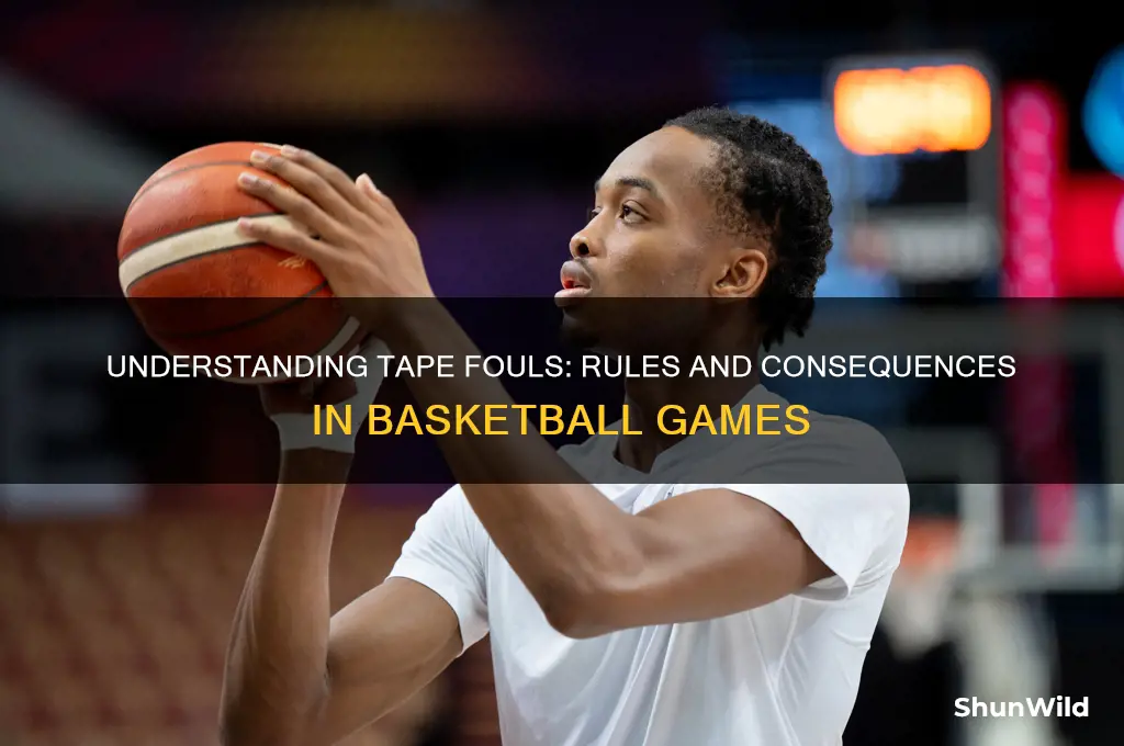 what is a tape foul in basketball