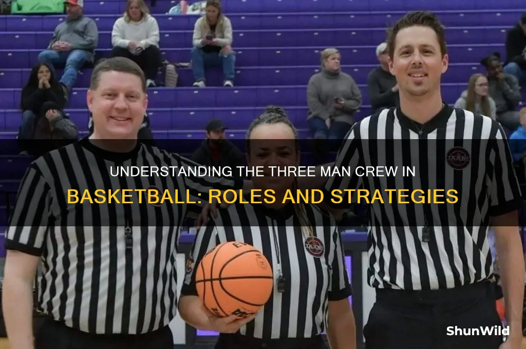 what is a three man crew in basketball