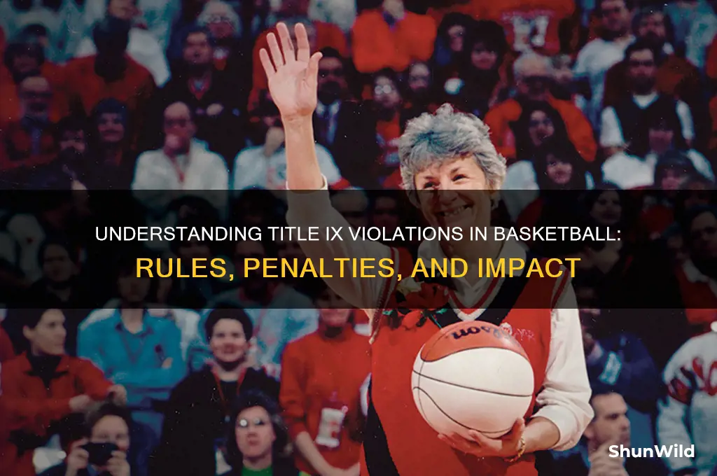 what is a title 9 violation in basketball