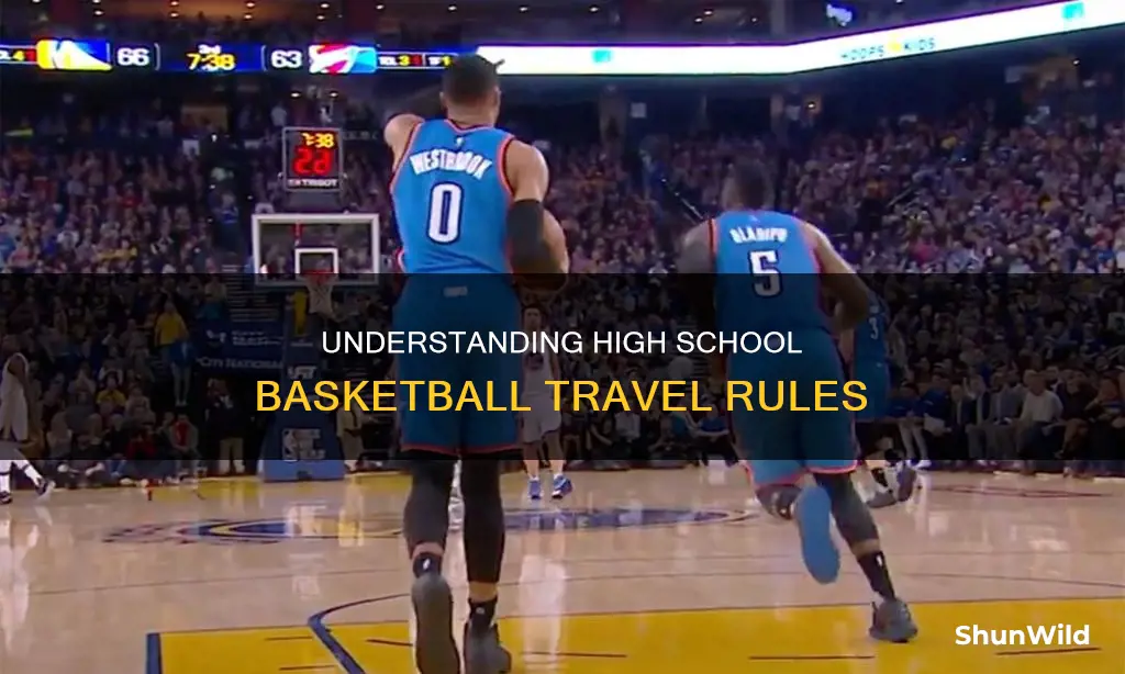 what is a travel in high school basketball