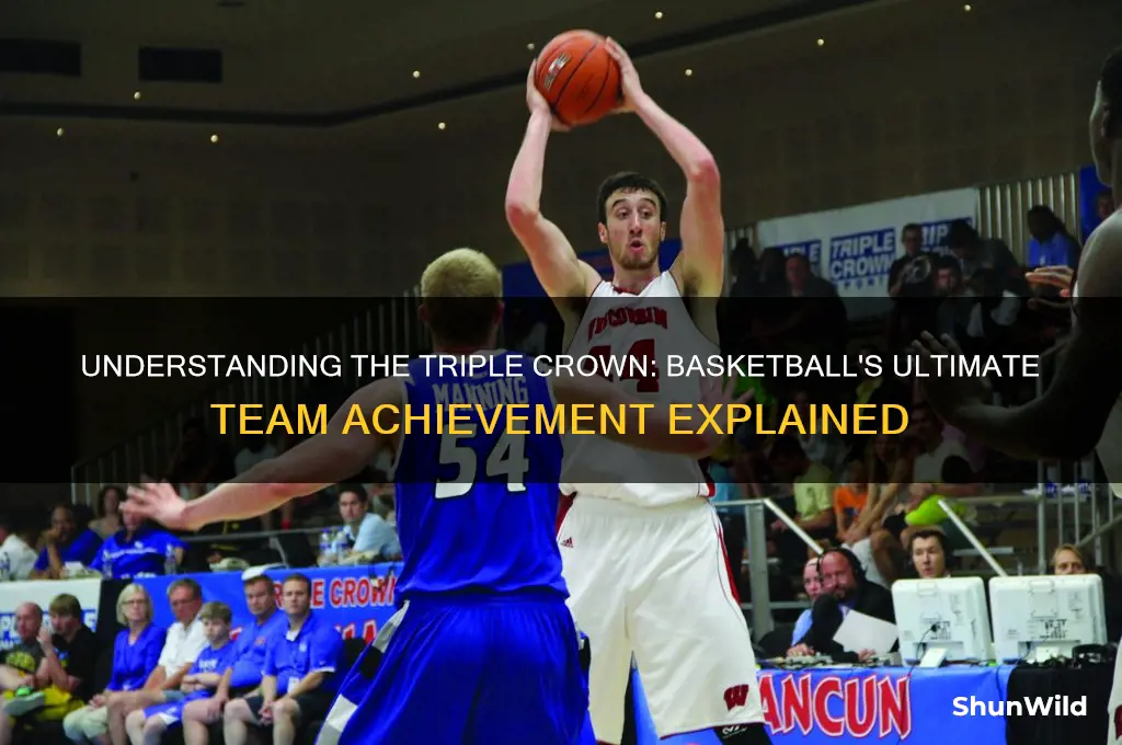 what is a triple crown in basketball
