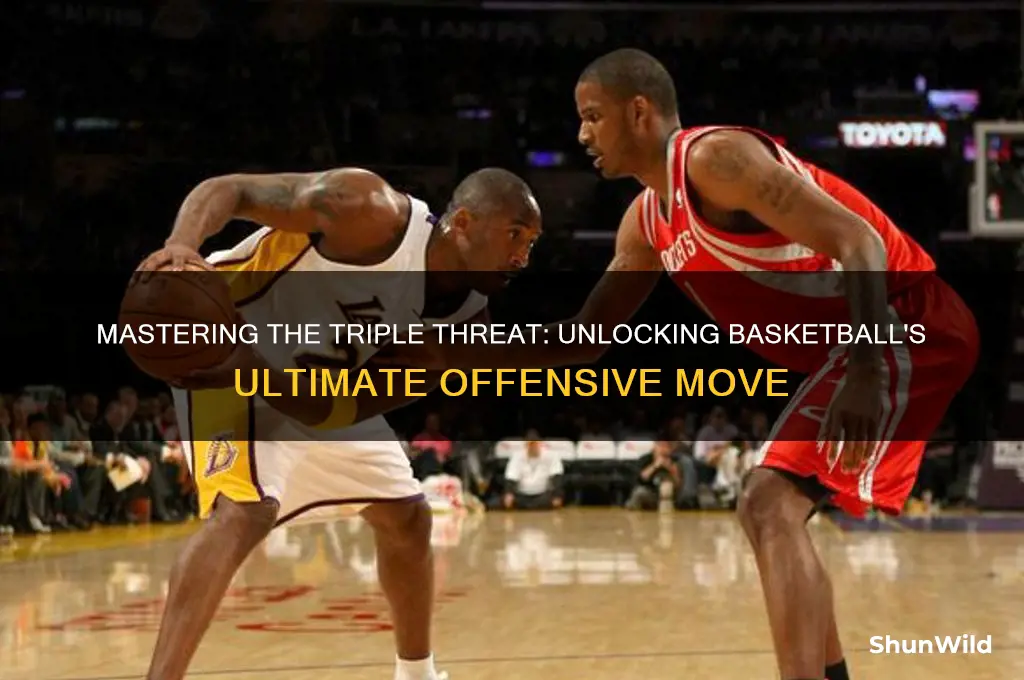 what is a triple threat move in basketball