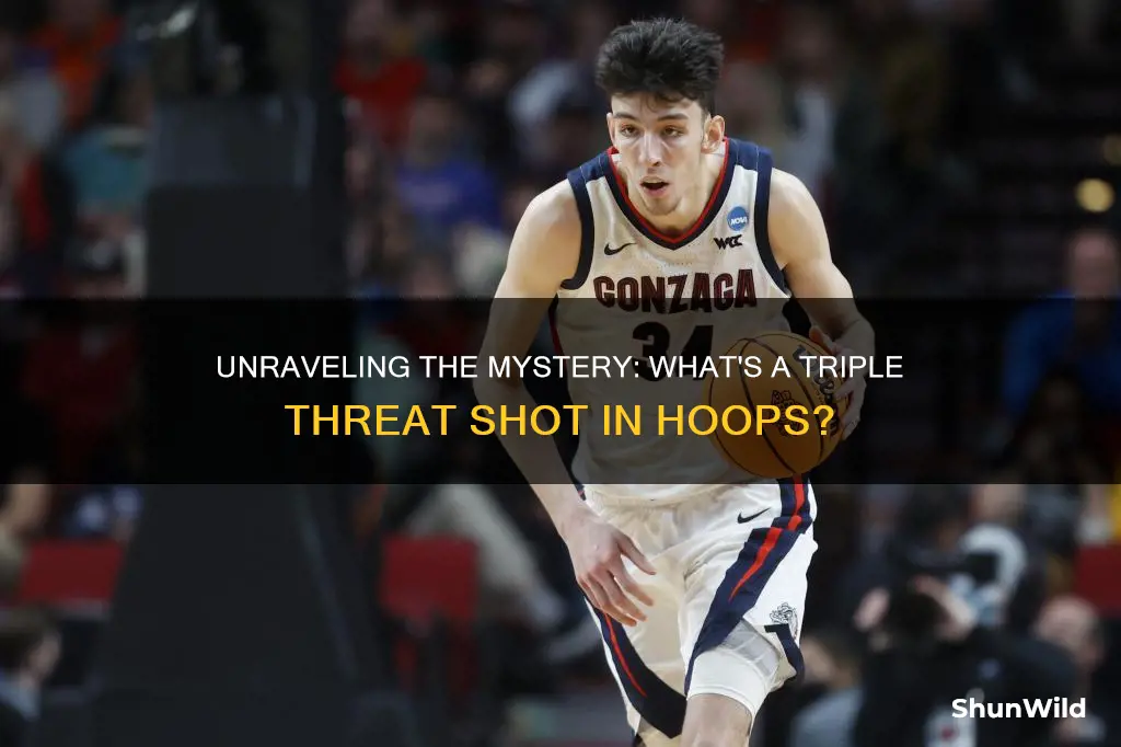 what is a triple threat shot in basketball