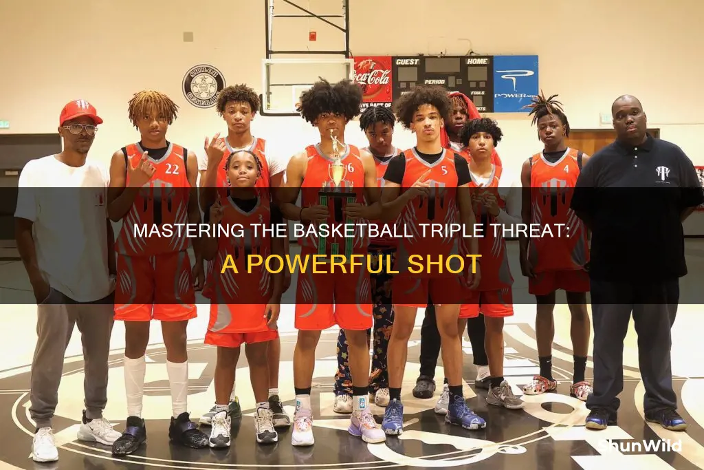 what is a triple threat shot in basketball