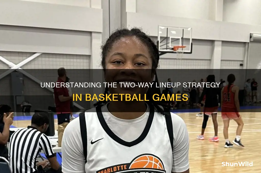 what is a two way lineup in basketball