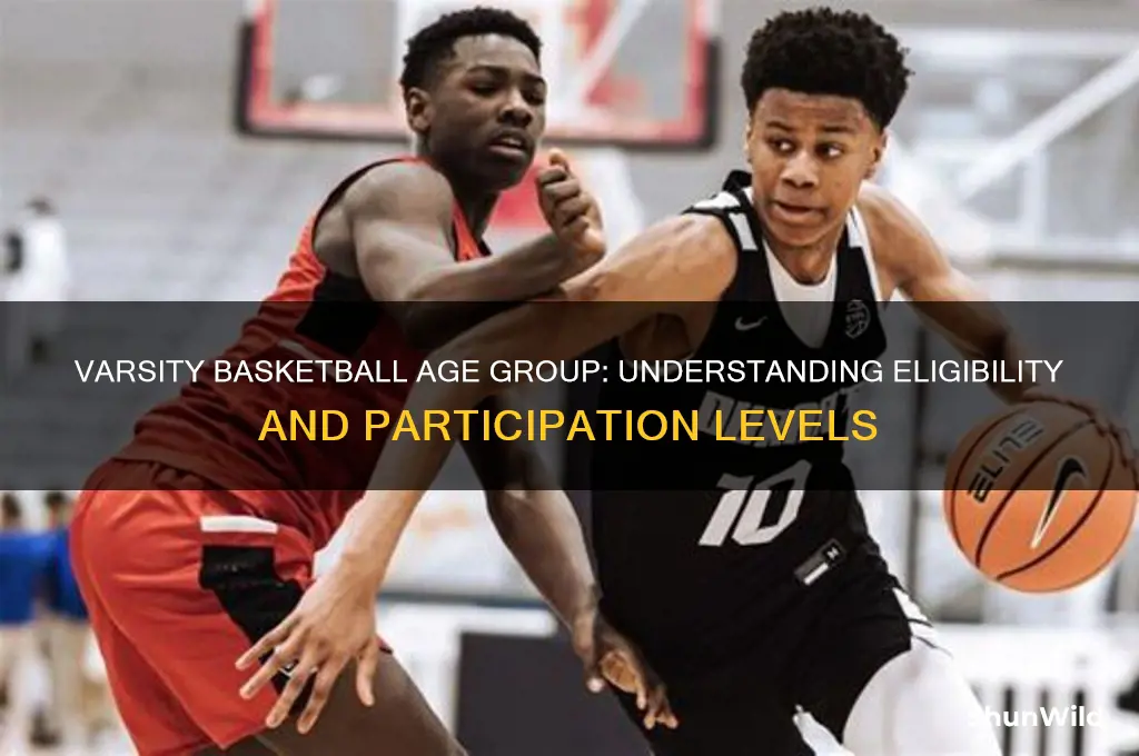what is a varsity basketball age group