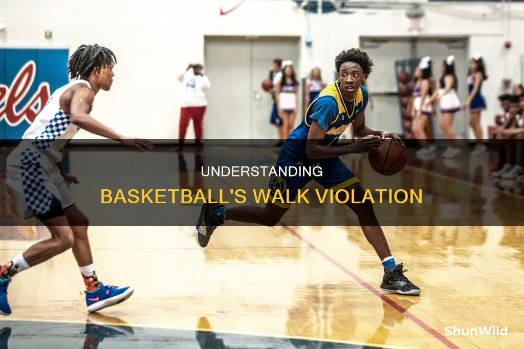 what is a walk in basketball