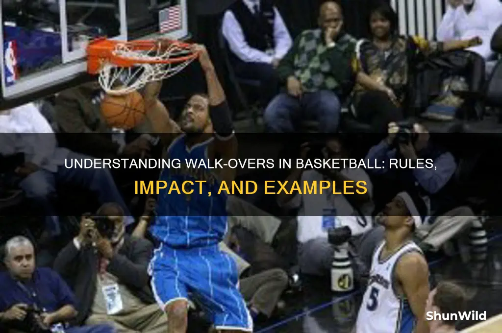 what is a walk over in basketball