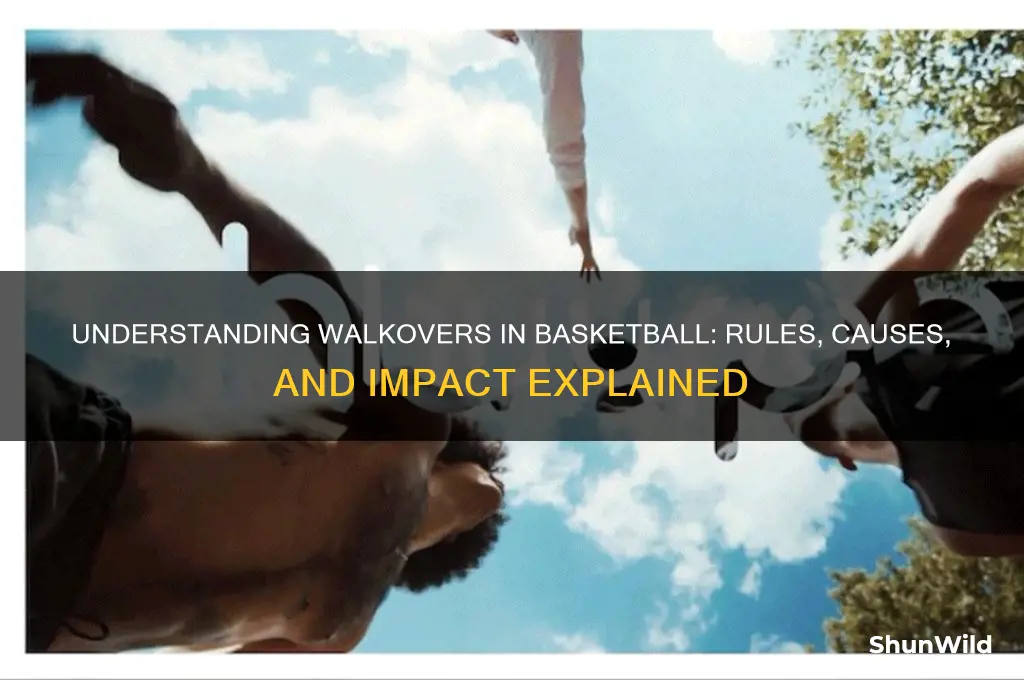 what is a walkover in basketball