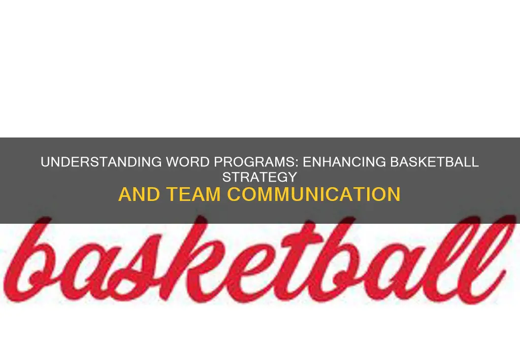 what is a word program for basketball
