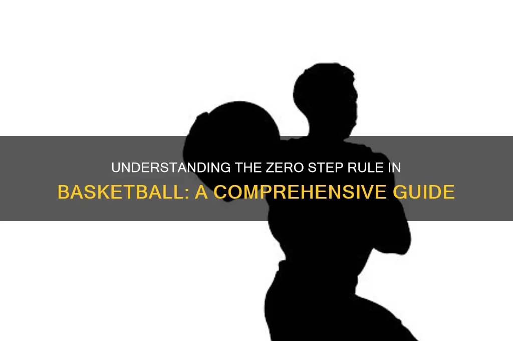 what is a zero step in basketball