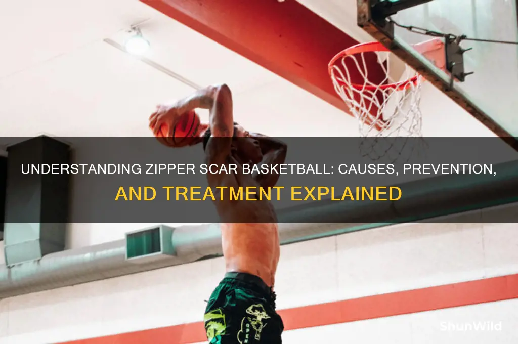 what is a zipper scar basketball
