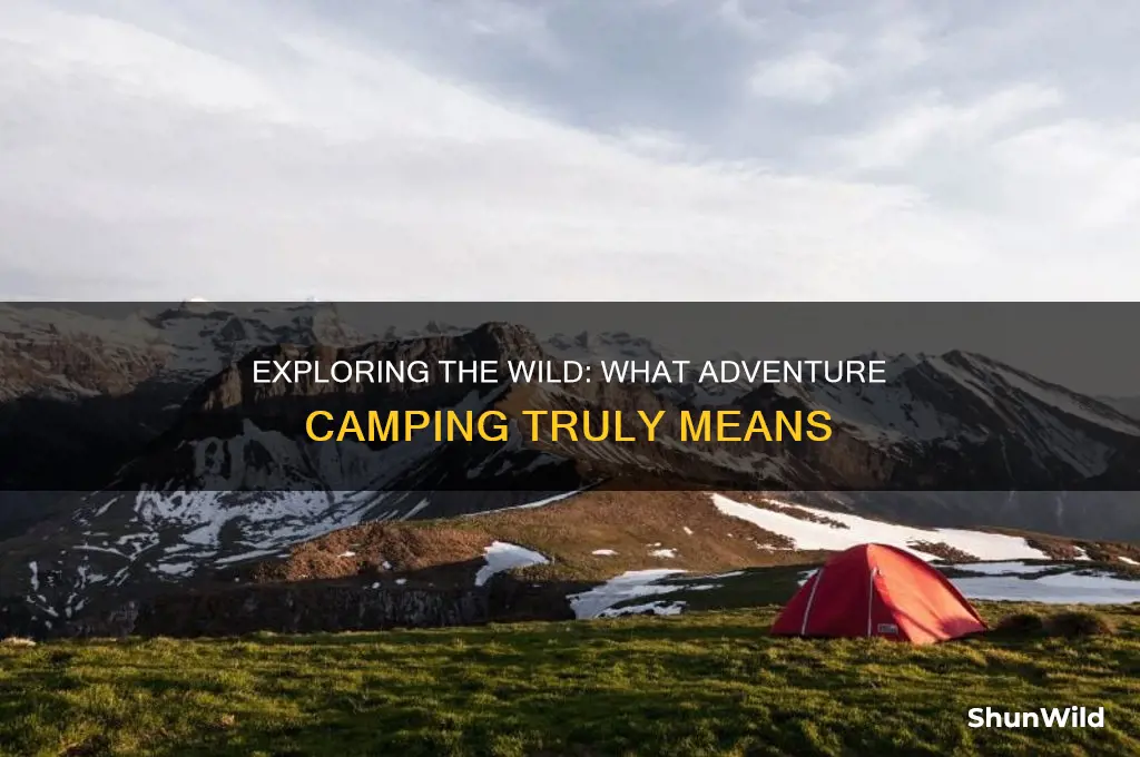 what is adventure camping