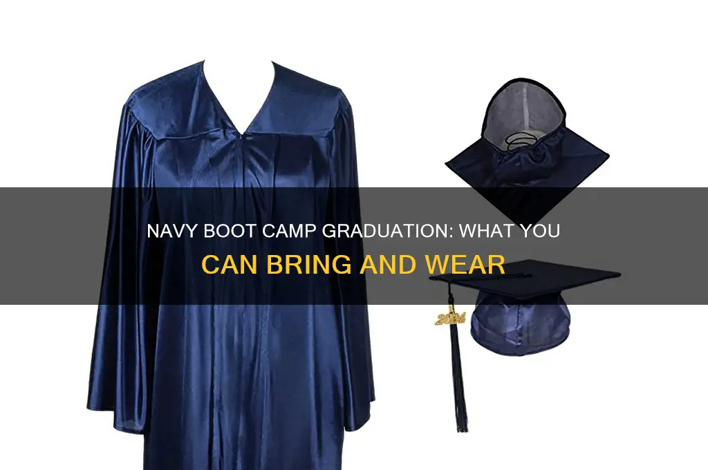 what is allowed at navy boot camp graduation