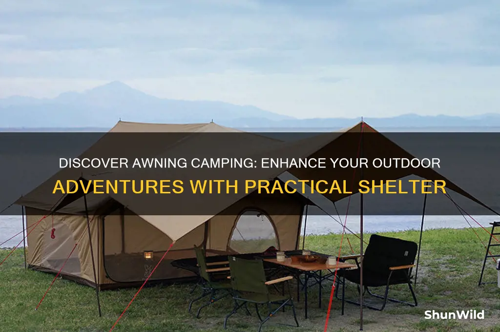 what is an awning camping