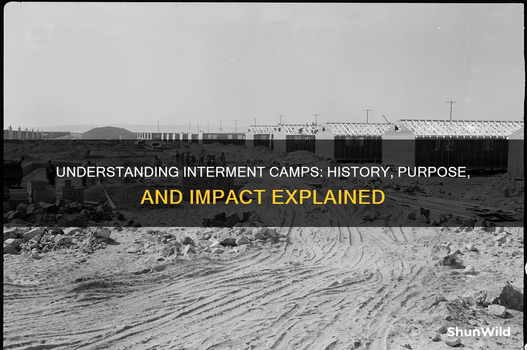 what is an interment camp