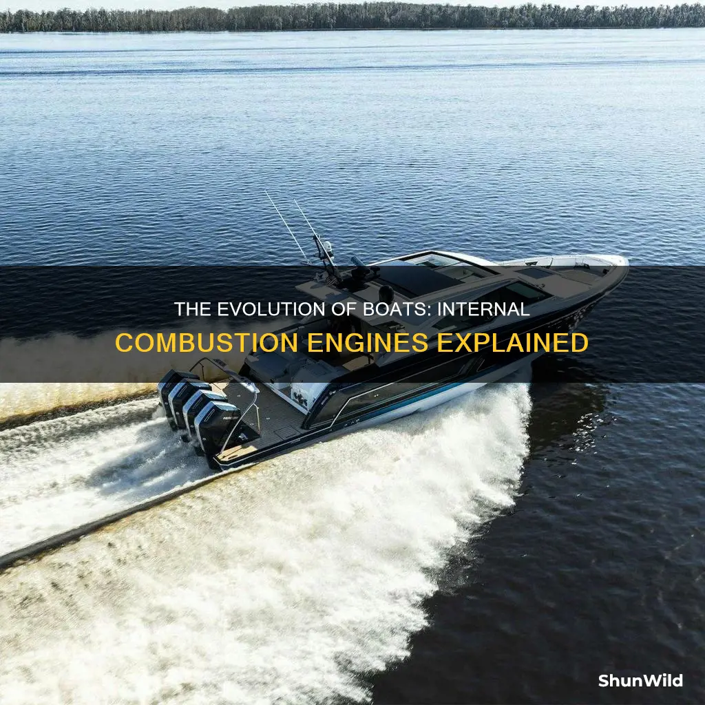 what is an internal combustion engine boat