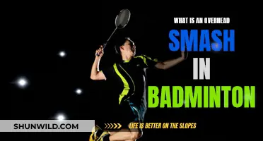 The Overhead Smash: Badminton's Powerful Shot