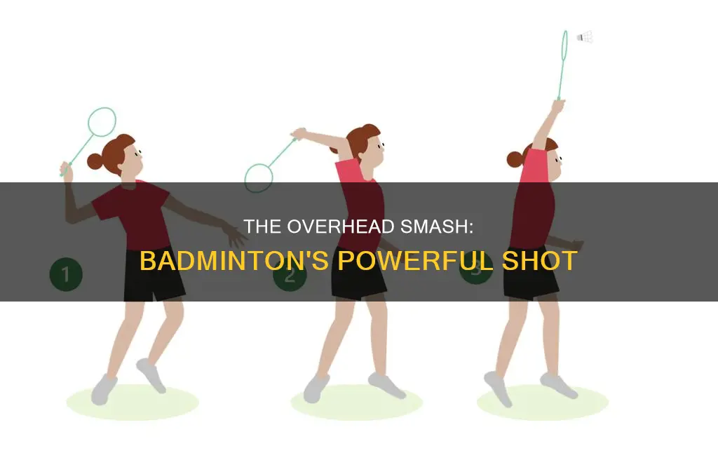 what is an overhead smash in badminton