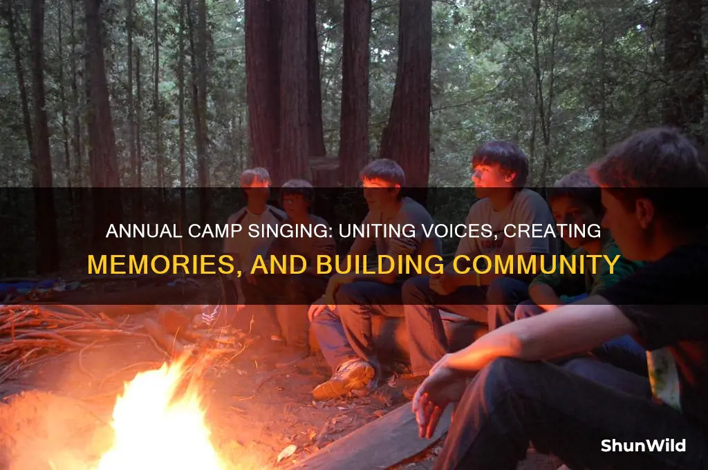 what is annual camp singing