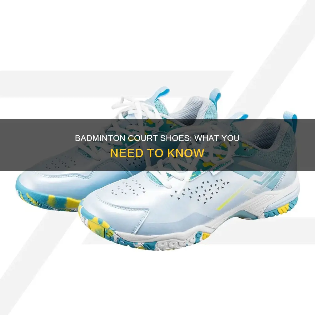 what is badminton court shoes