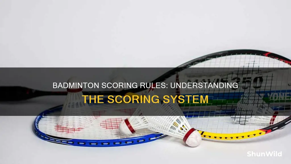 what is badminton played to score wise