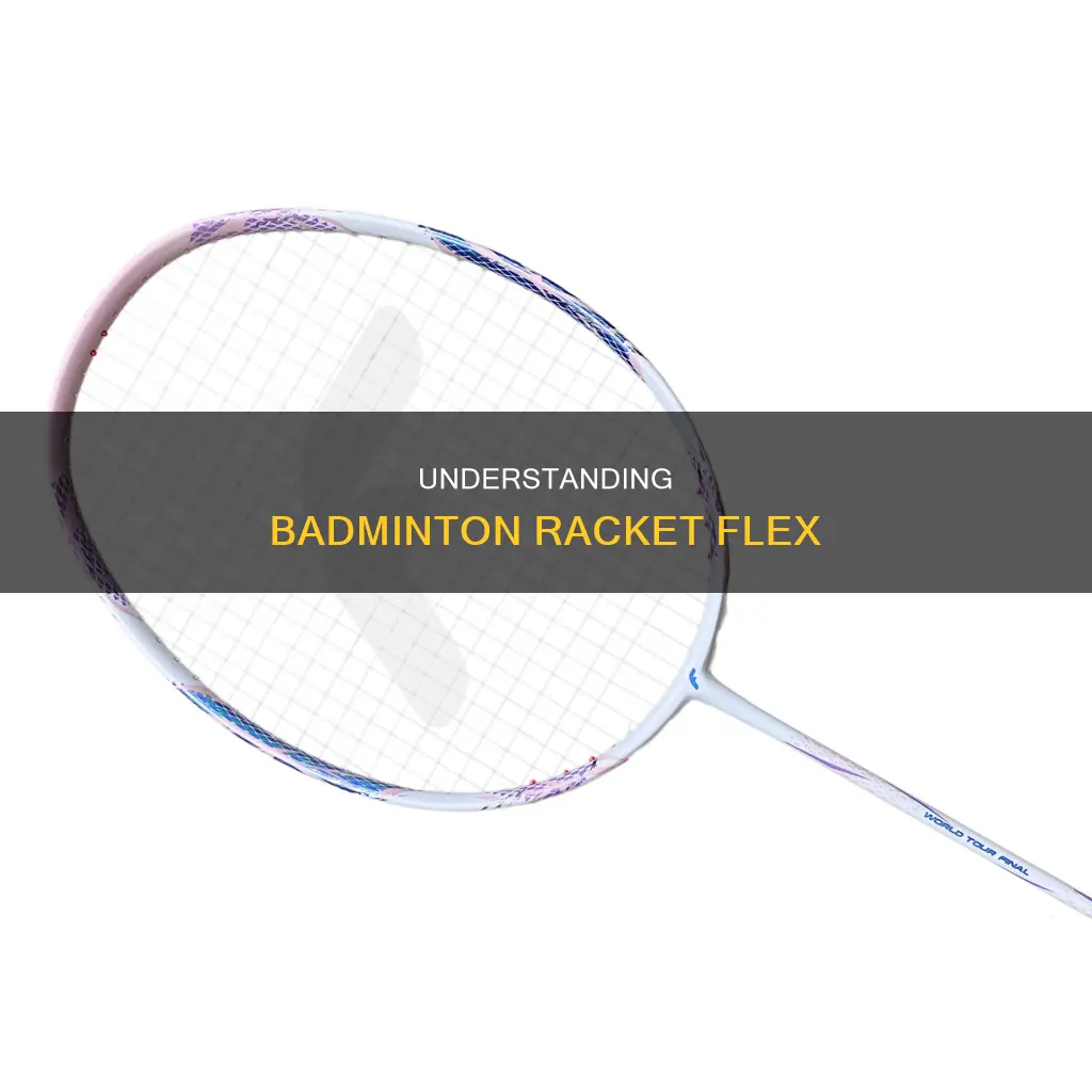 what is badminton racket flex