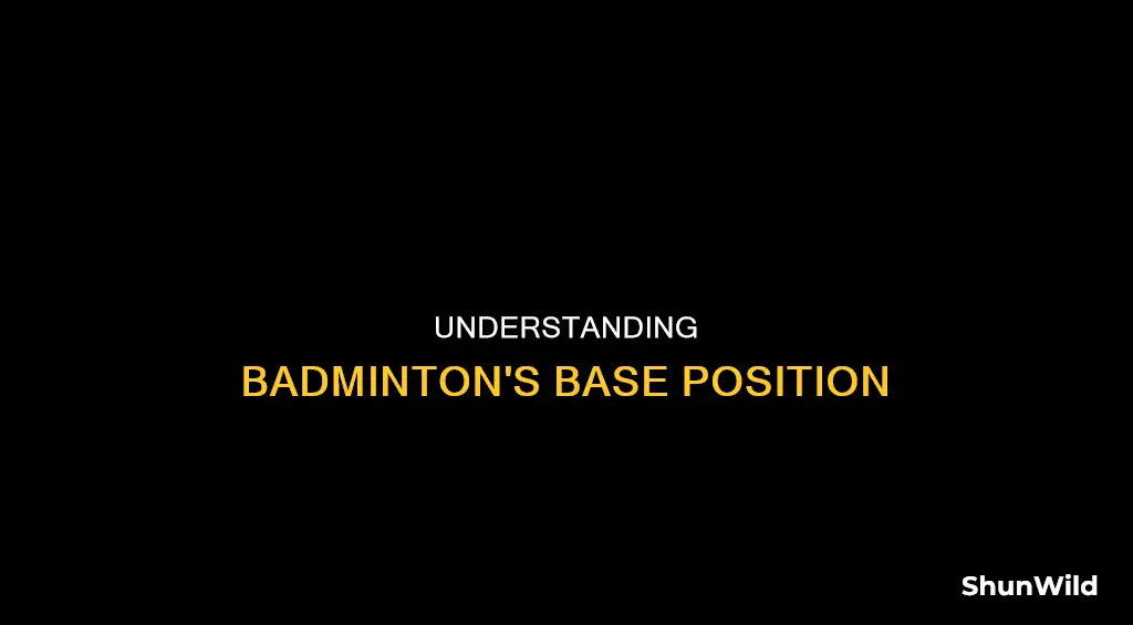 what is base position in badminton
