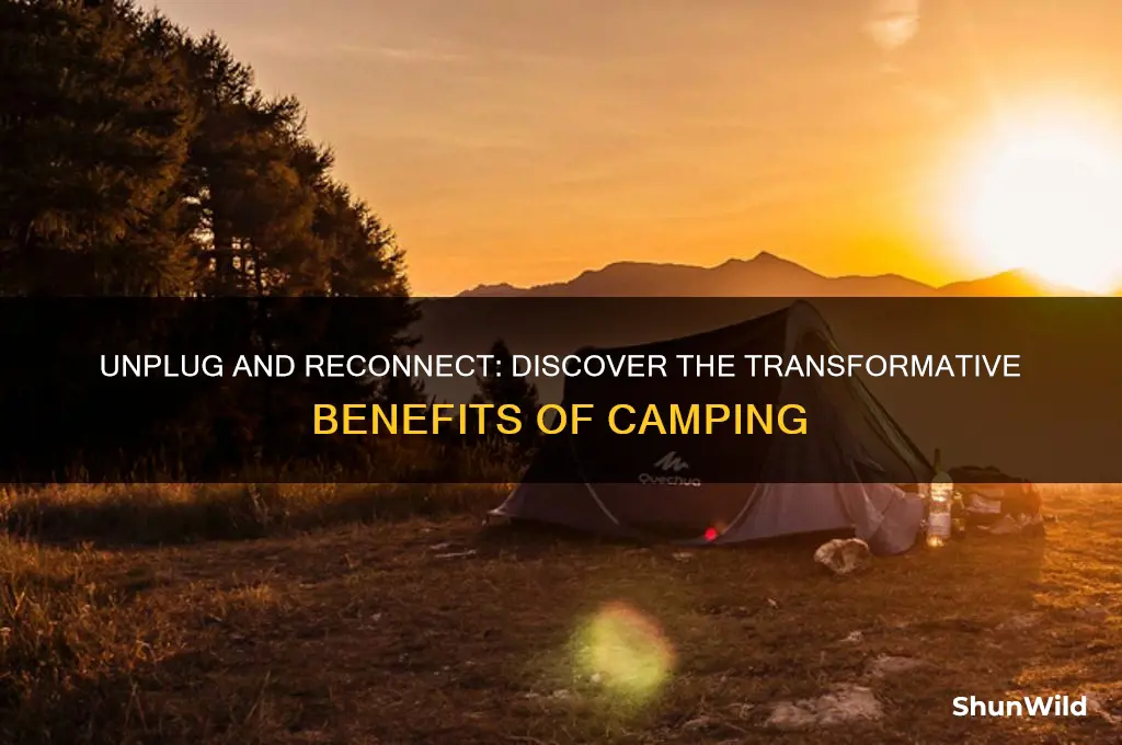 what is benefits of camping