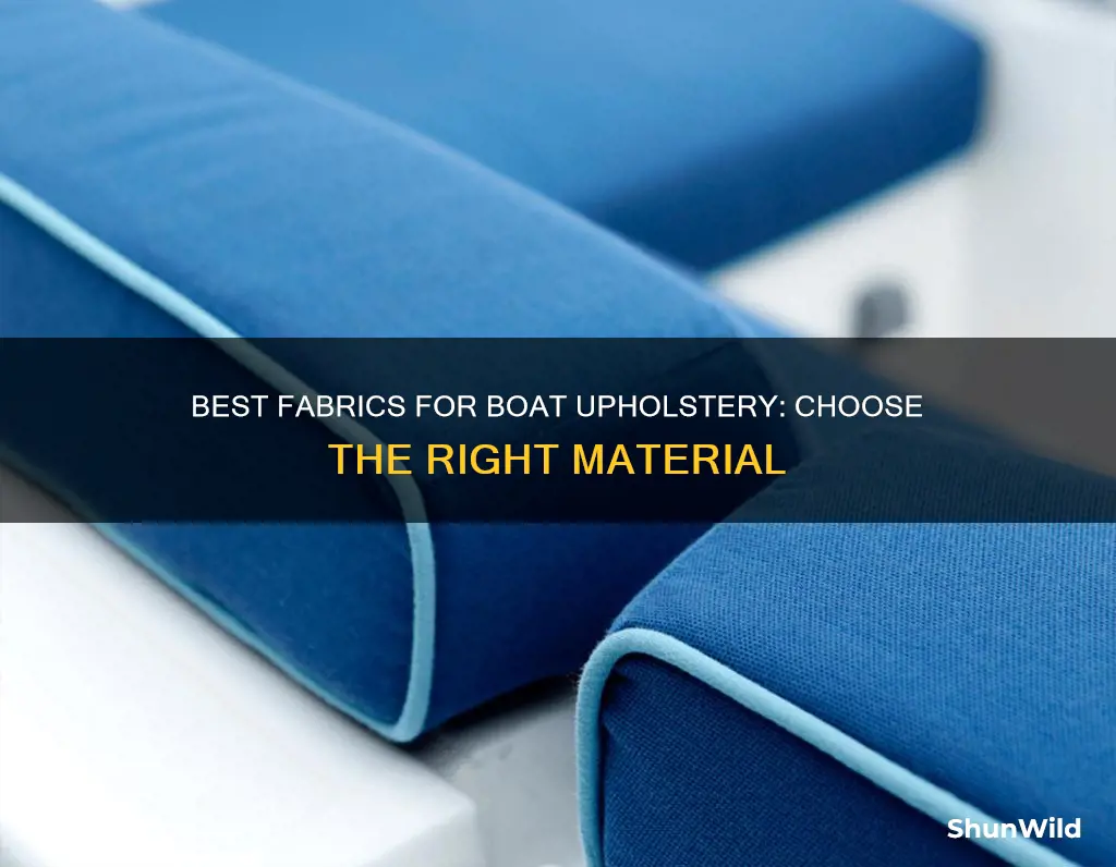 what is best boat upholstery material