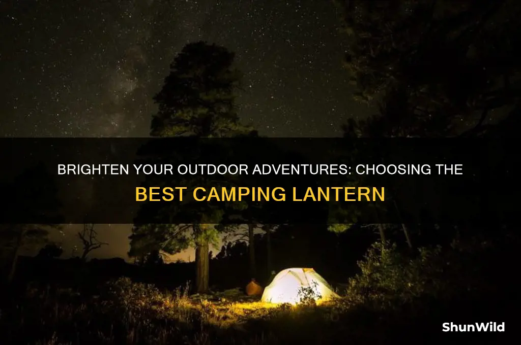 what is best camping lantern