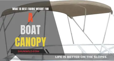 Fabric Weight for Boat Canopies: Choosing the Best Option