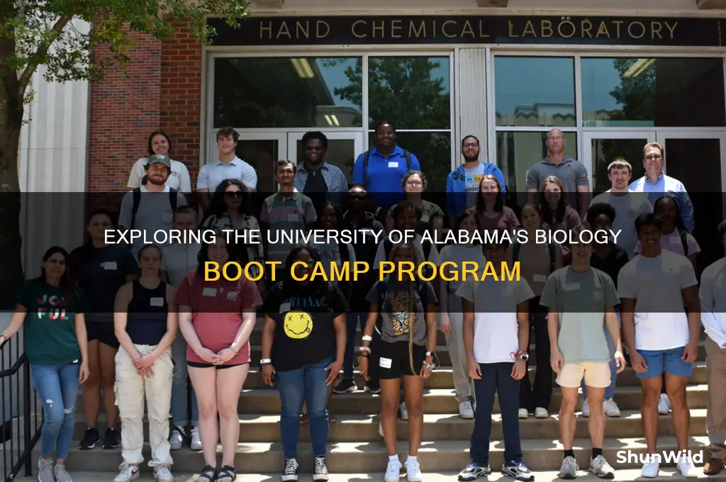what is biology boot camp university of alabama