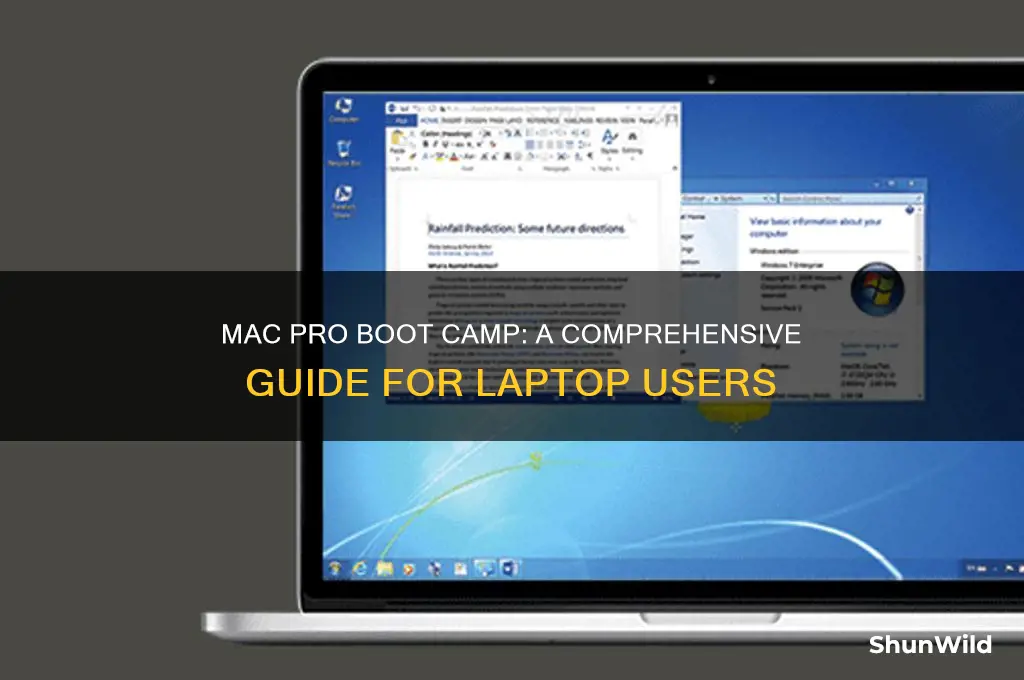 what is boot camp mac pro laptop