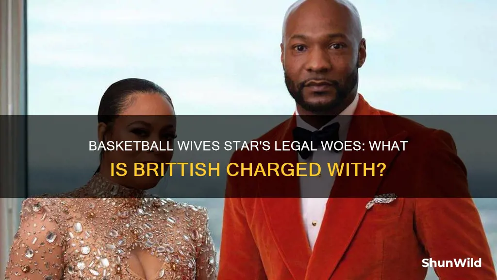 what is brittish from basketball wives charged with