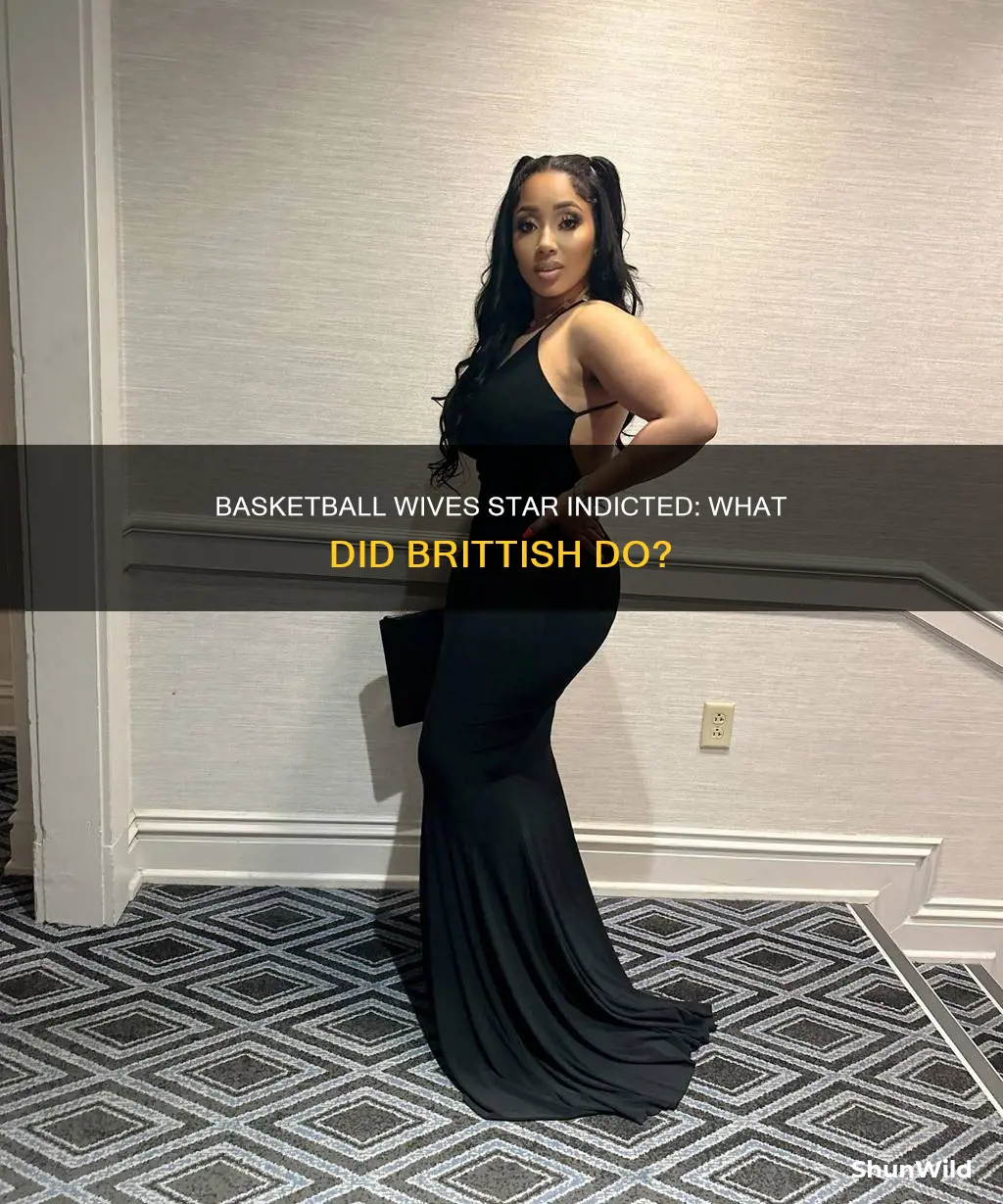 what is brittish from basketball wives indicted for