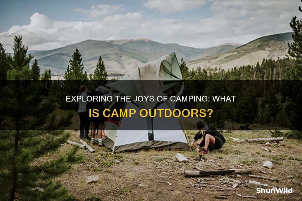 what is camp outdoors