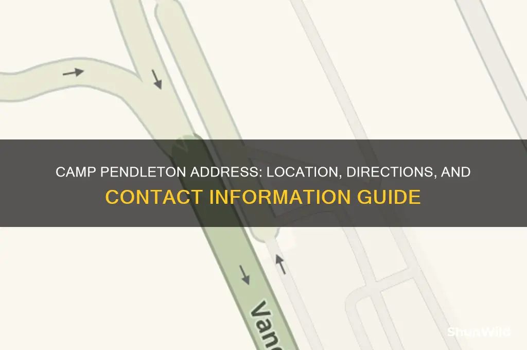 what is camp pendleton address