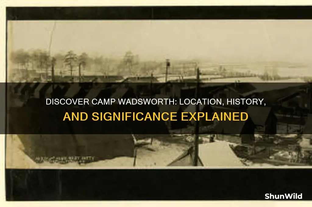 what is camp wadsworth located