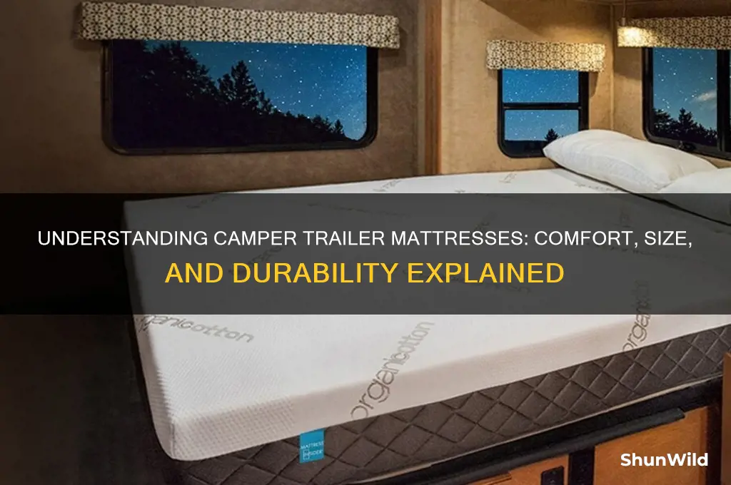 what is camper trailer mattress