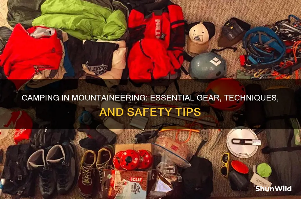 what is camping in mountaineering