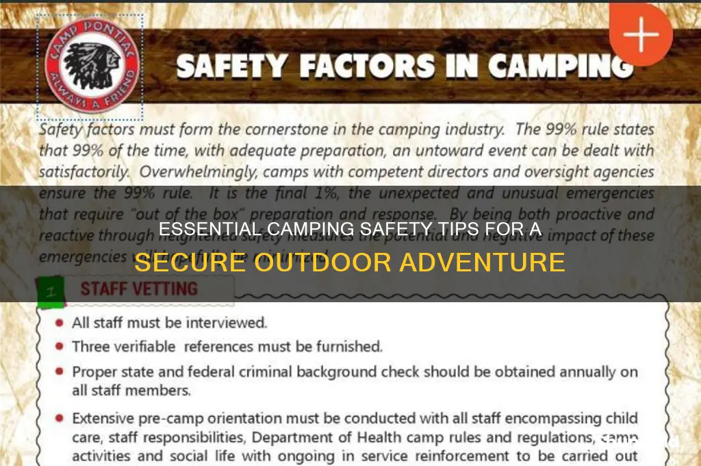 what is camping safety