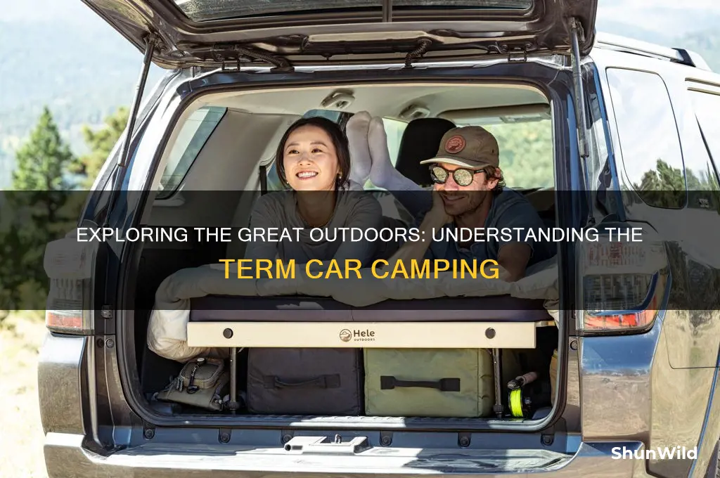 what is car camping called