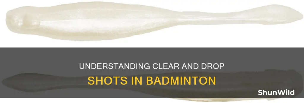 what is clear and drop in badminton