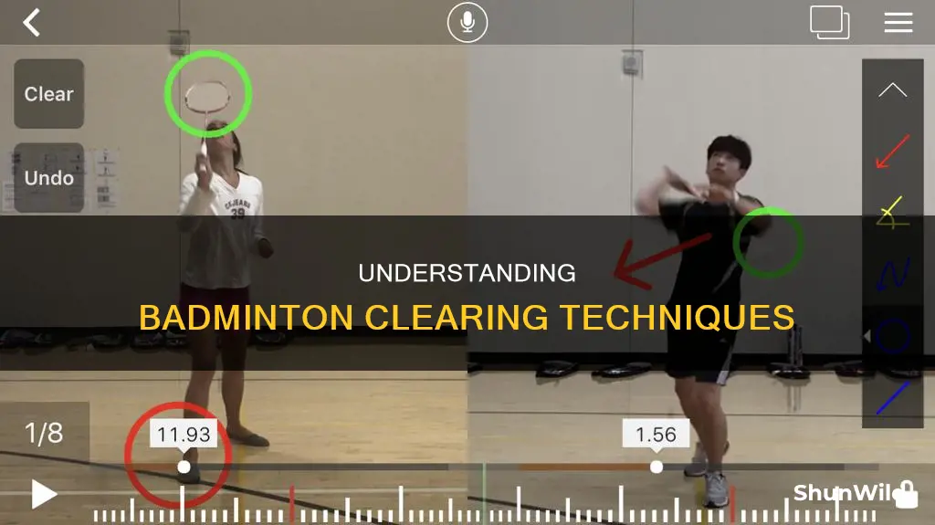 what is clearing in badminton